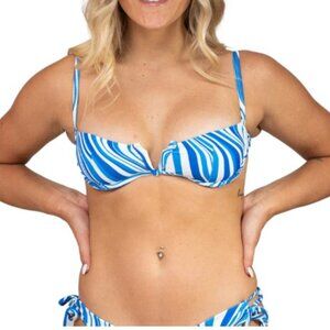 NWT Heat Swimwear Full Underwire V/ Top Size XL